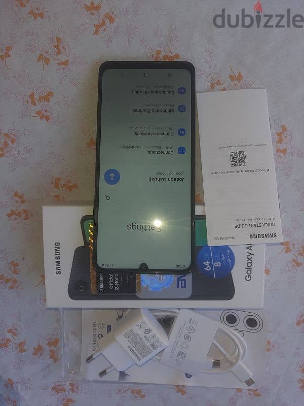 Samsung galaxy A06 brand new with cable , charger and protector 5