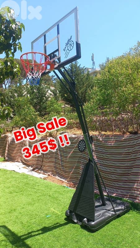 Now 345$ Was 390$ movable basketball hoop (((Backboard  140x90cm))) 0