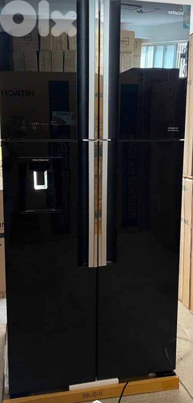 Refrigerator Hitachi 4Doors براد هيتاشي الأصلي أنفرتر 0