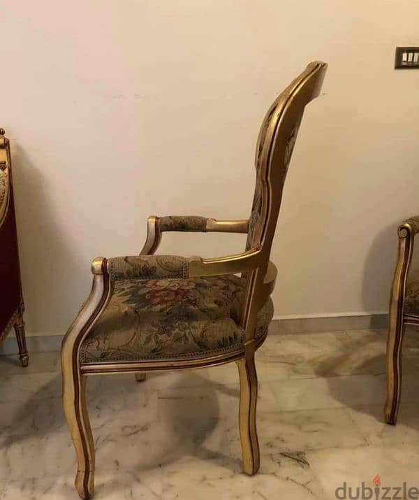 كراسي ستيل Louis XV خشب زين عدد ٢ 1