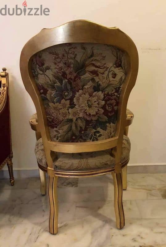 كراسي ستيل Louis XV خشب زين عدد ٢ 2