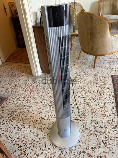 rotating fan with remote control