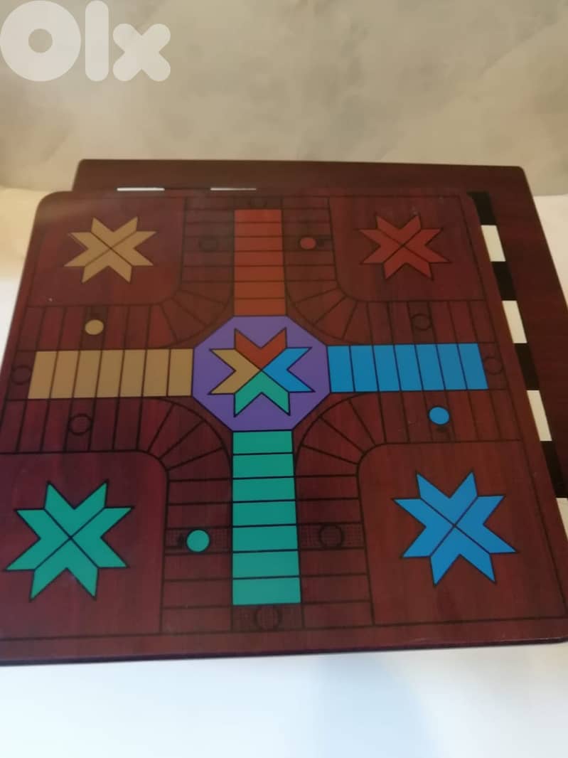 Wooden 7 in 1 board game 6