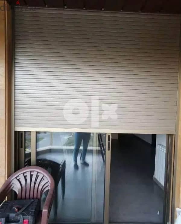 aluminium doors + monoblock + ceiling 2