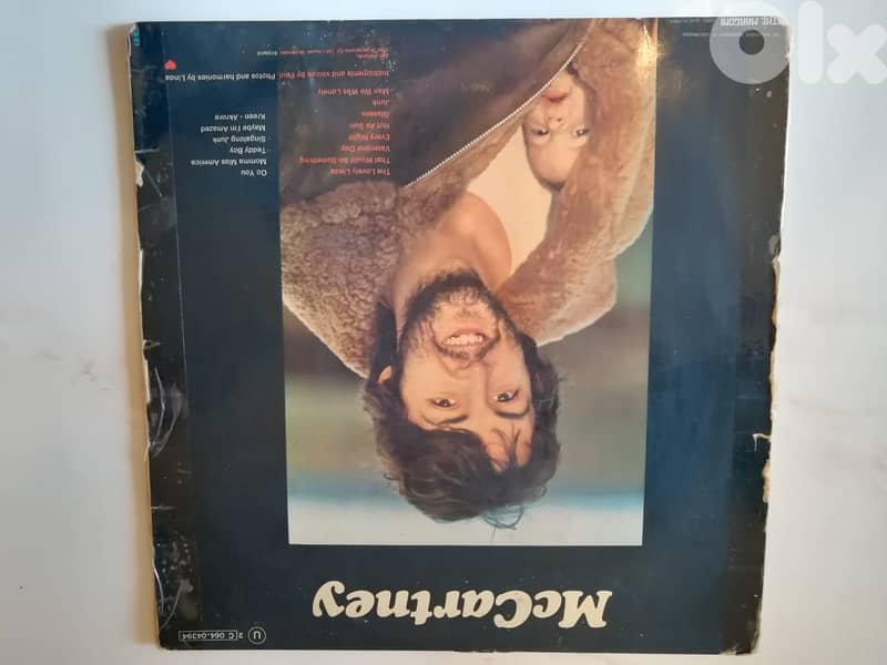 Paul McCartney  "McCartney" vinyl album 2