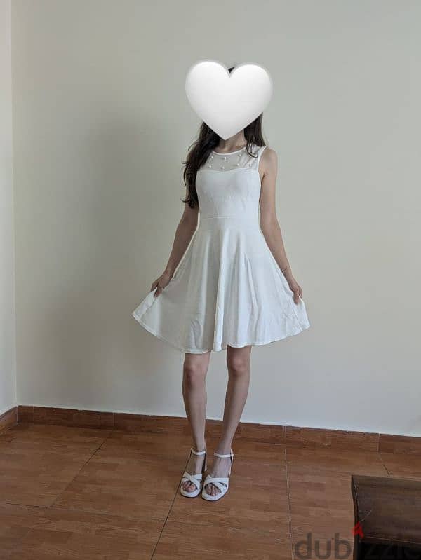 White dress for graduation 0