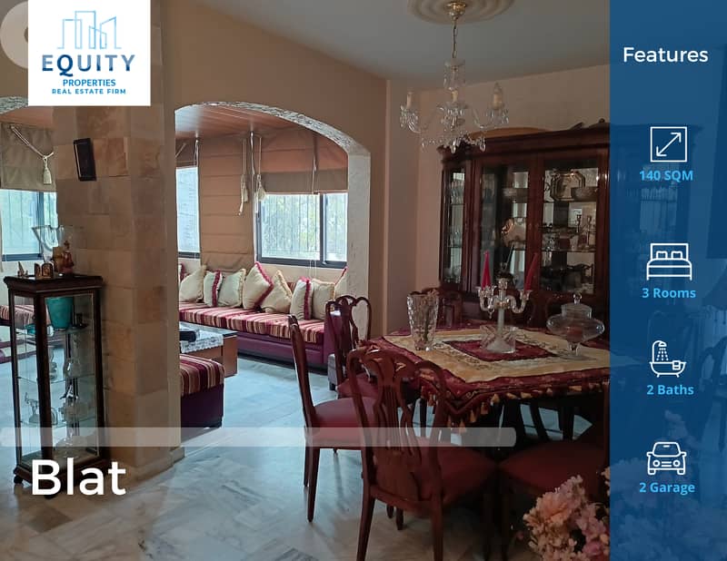 Furnished 140 SQM Apartment For Sale In Blat Jbeil شقة للبيع #CM177380 0