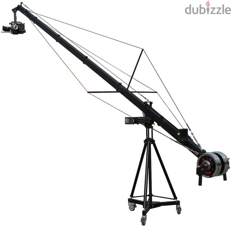 CVS Roamer 8m Professional Jib Crane – Motorized Head + Remote + Full 0
