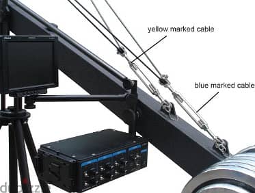 CVS Roamer 8m Professional Jib Crane – Motorized Head + Remote + Full 3
