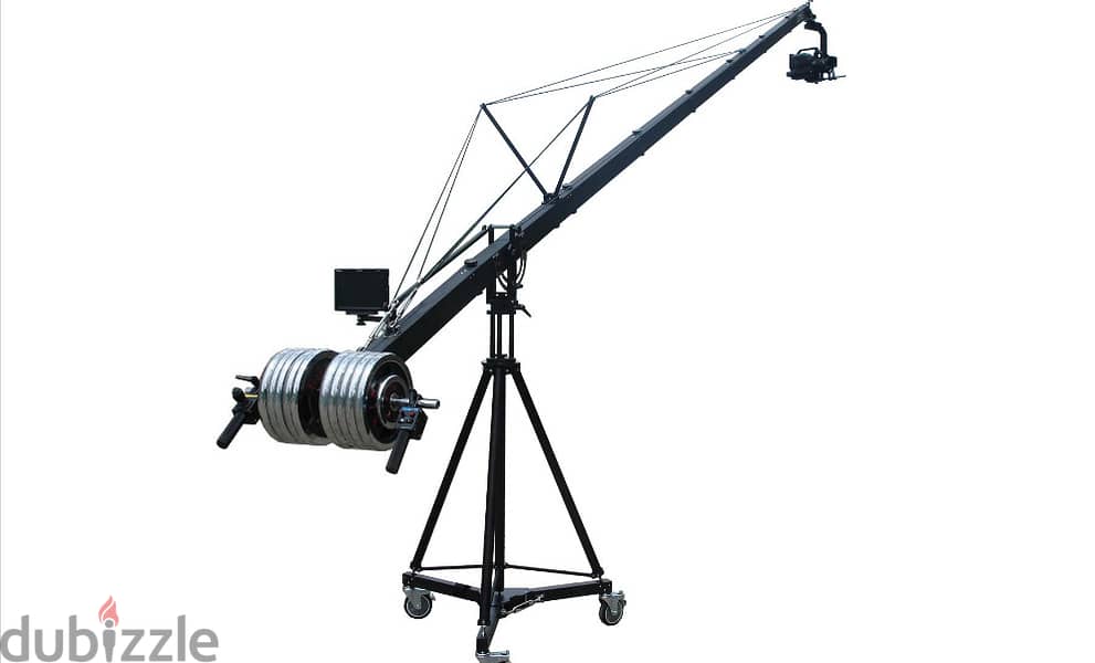 CVS Roamer 8m Professional Jib Crane – Motorized Head + Remote + Full 6
