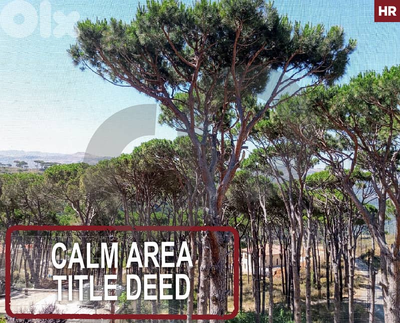 Title Deed- calm area in Deir Al Haref Mount Lebanon REF#HR123109 0