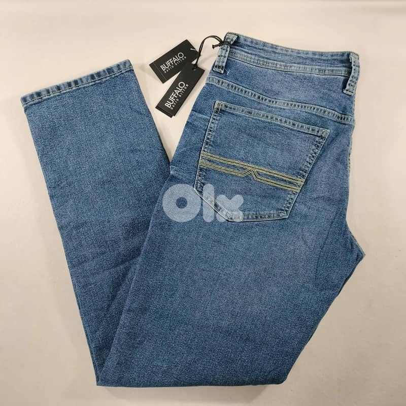 BUFFALO DAVID BITTON EvanX Slim Straight Stretch Blue Denim Jeans 10