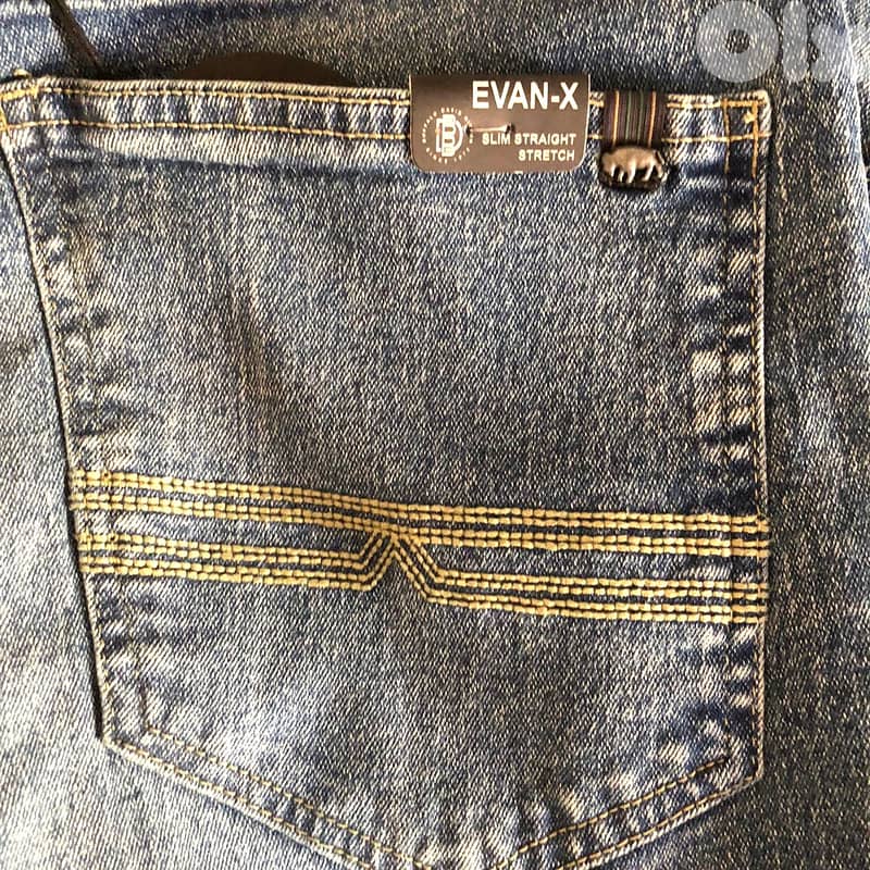 BUFFALO DAVID BITTON EvanX Slim Straight Stretch Blue Denim Jeans 5