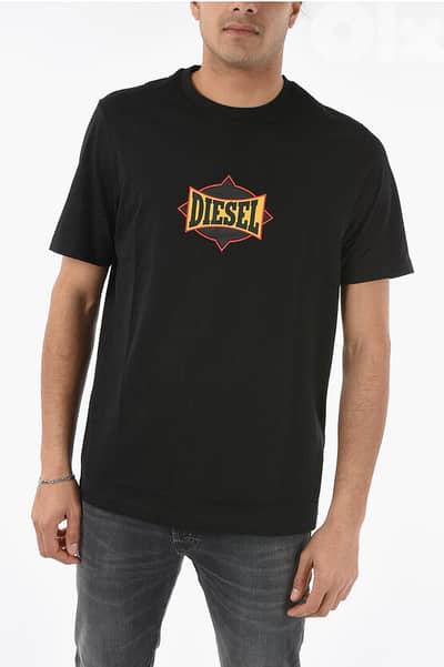 Diesel - Printed Logo T-JUST-C13 Crew-Neck T-shirt Size L