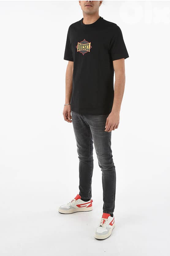 Diesel - Printed Logo T-JUST-C13 Crew-Neck T-shirt Size L 4