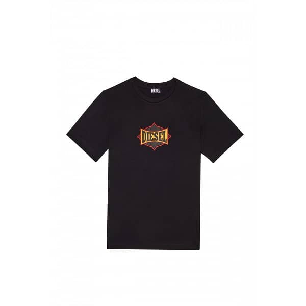 Diesel - Printed Logo T-JUST-C13 Crew-Neck T-shirt Size L 8