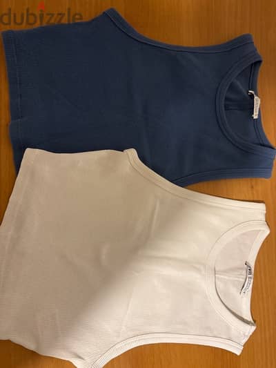 3 zara tank tops M