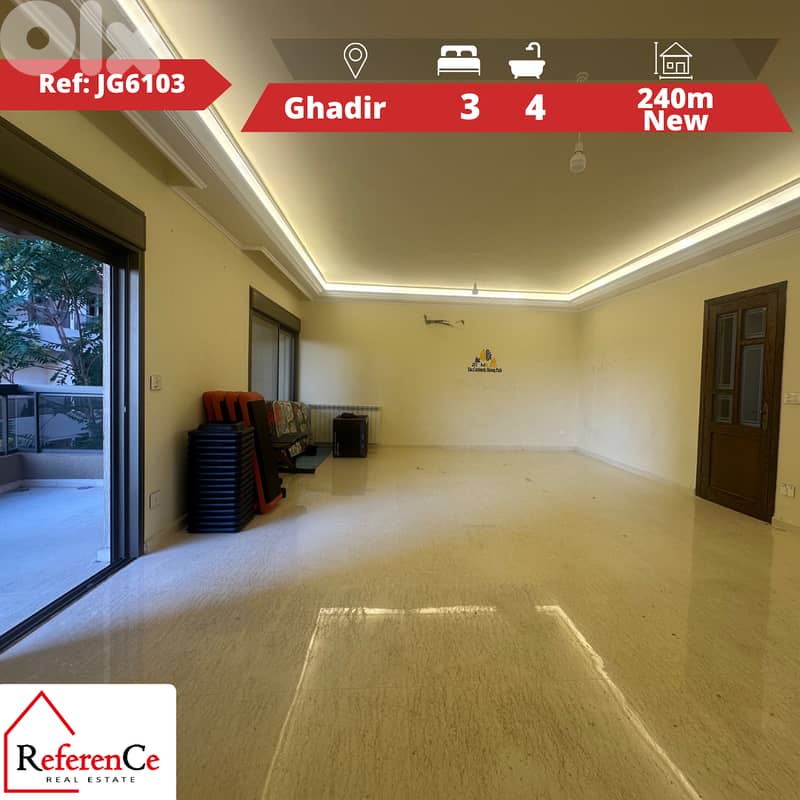 Brand new apartment in Ghadir for sale شقة جديدة للبيع في غدير 0