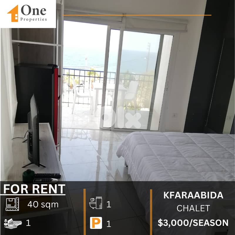 CHALET FOR RENT IN KFARAABIDA 0