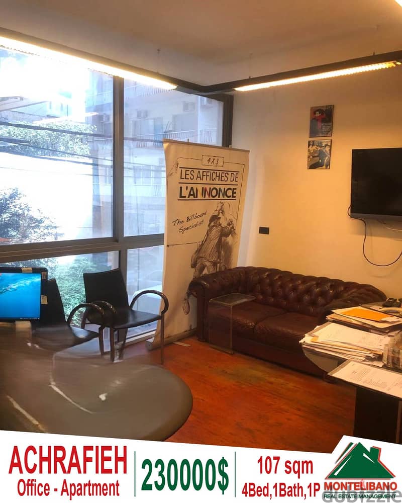 107 sqm Office - Apartment For Sale in Achrafieh !!! 0