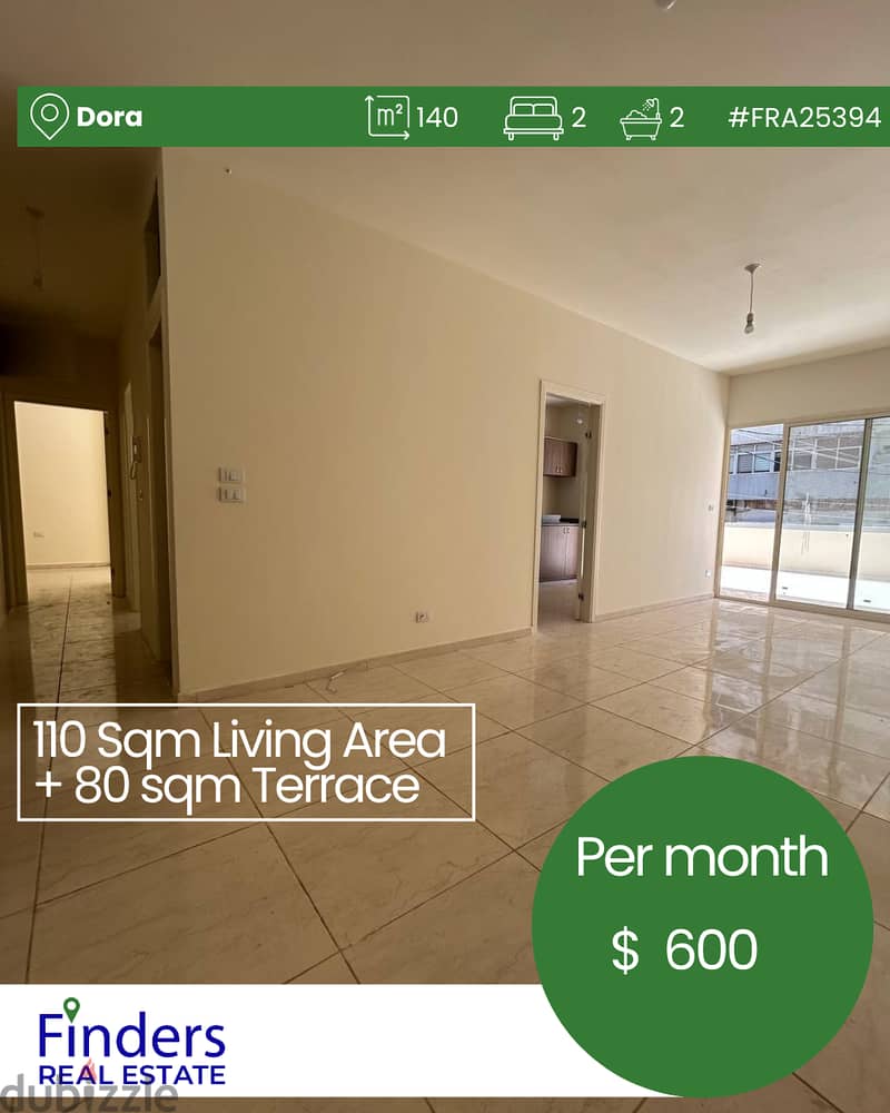 Apartment for rent in Dora!شقة للإيجار في دورا! 0