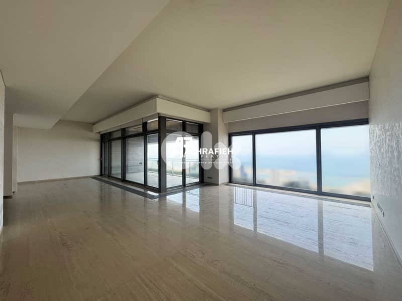 Open Panoramic Sea View - 450 Sqm - Apartment For Rent In Achrafieh 0