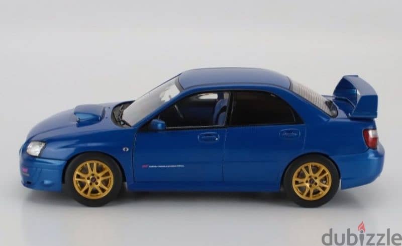 Subaru Impreza WRX STI 2003 diecast car model 1;18 1
