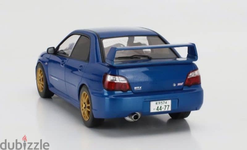 Subaru Impreza WRX STI 2003 diecast car model 1;18 2