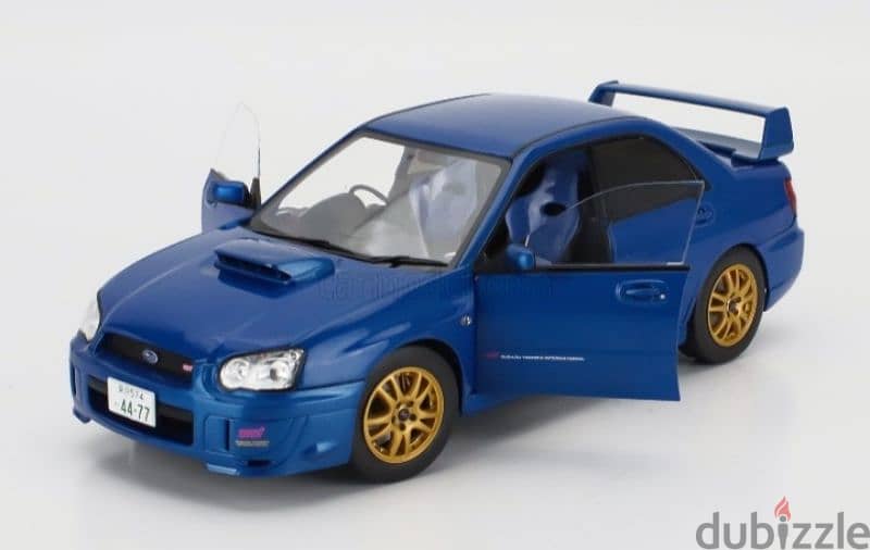 Subaru Impreza WRX STI 2003 diecast car model 1;18 5