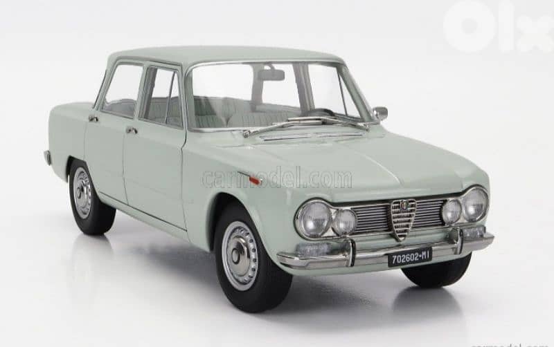 Alfa Romeo Giulia 1.6 ti 1962 diecast car model 1;18 3