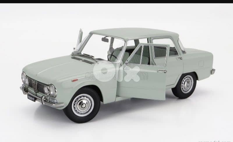 Alfa Romeo Giulia 1.6 ti 1962 diecast car model 1;18 5