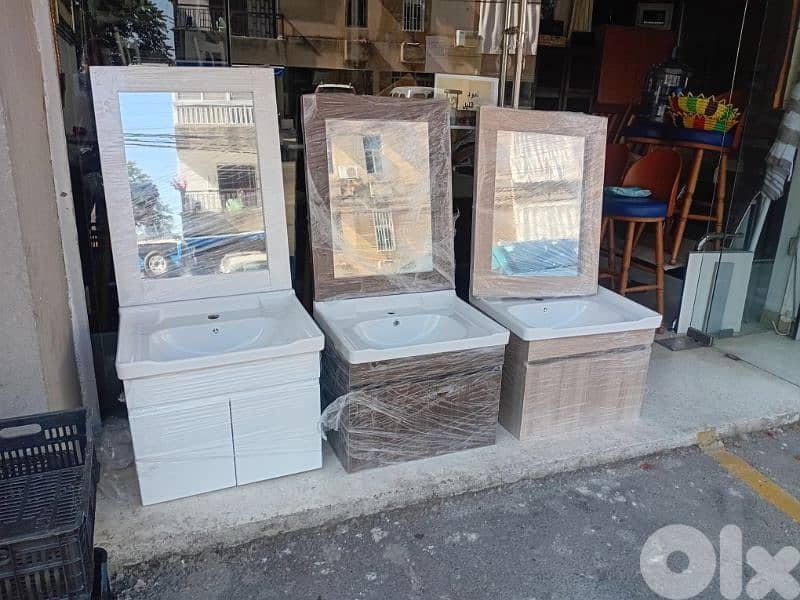 مغاسل اونكستري جداد مع مراية 2