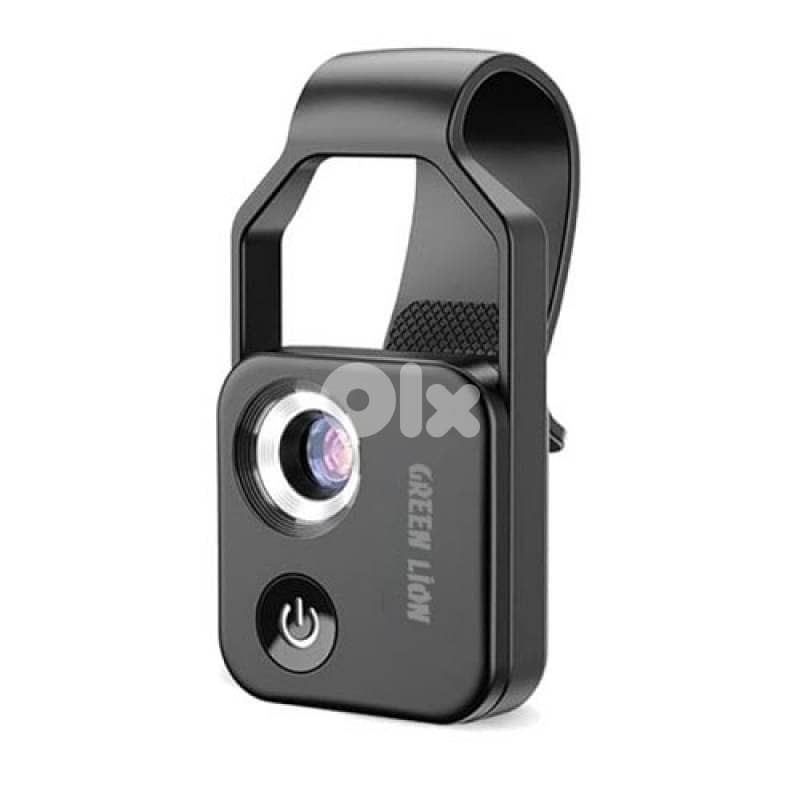 Green Lion Smartphone Microscope 200x - Green 0