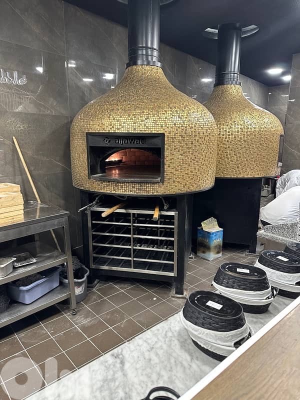 فرن بيتزا حطب و غاز ، gas and wood pizza oven 19
