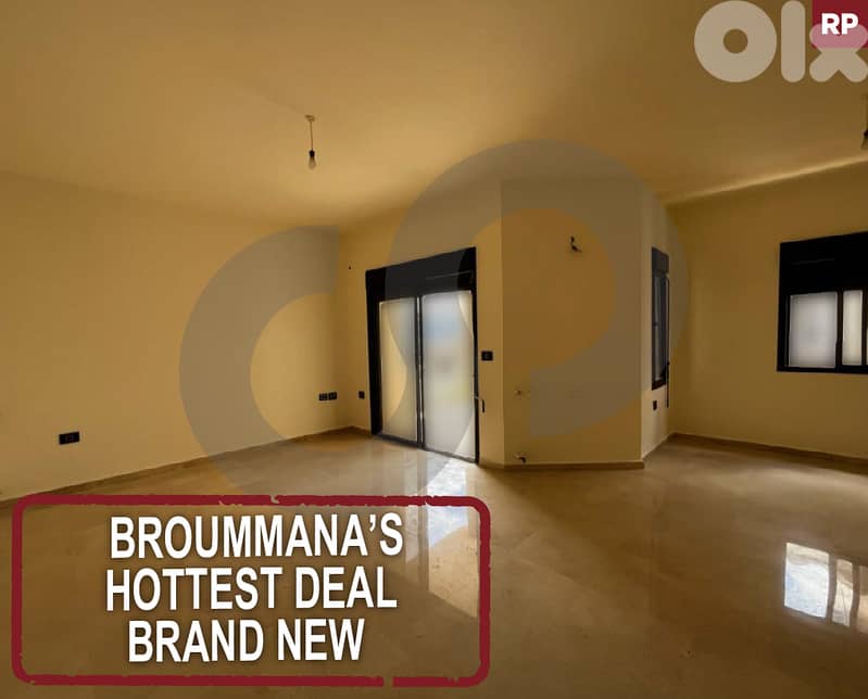 BRAND NEW APARTMENT IN BROUMMANA / برمانا   REF#RP123228 0