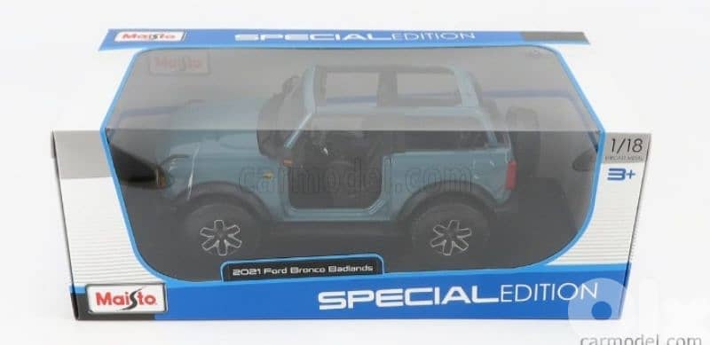 Ford Bronco Badlands 2021 diecast car model 1;18. 9