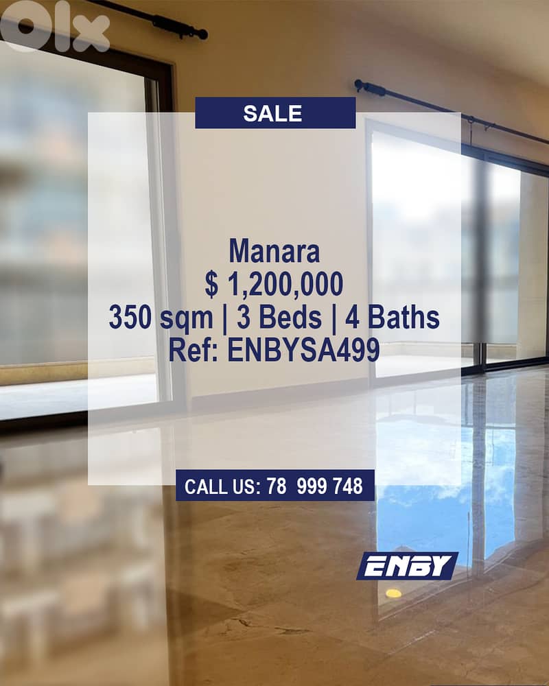 Apartment for sale in Manara | Spacious | Luxurious Flat 0