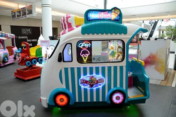 ICE CREAM FUN - Coin Operated Kiddie Ride 4