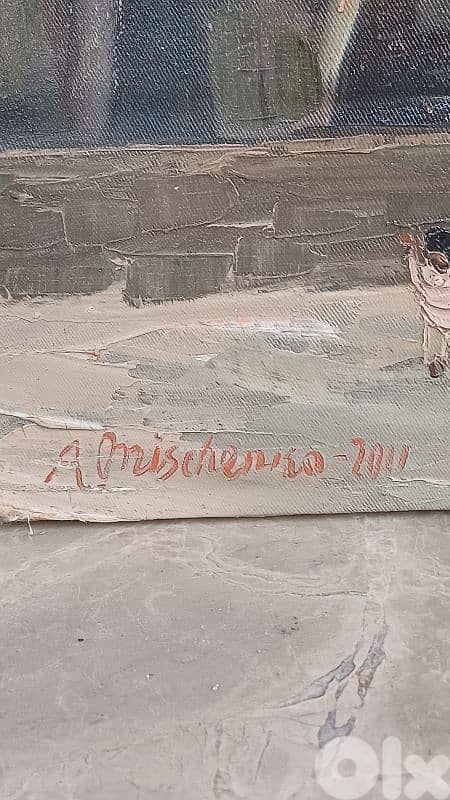 لوحة رسم زيتي روسيّة 7