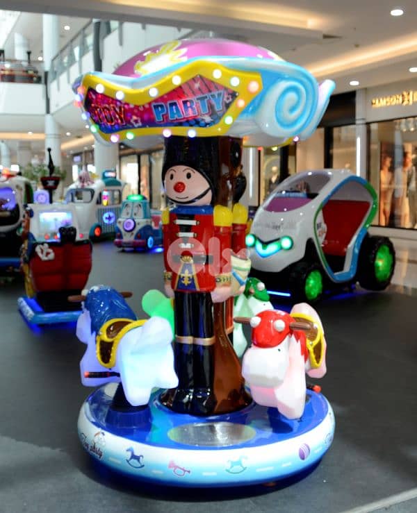 TOY PARTY CAROUSEL -  Coin Operated Kiddie Ride 2