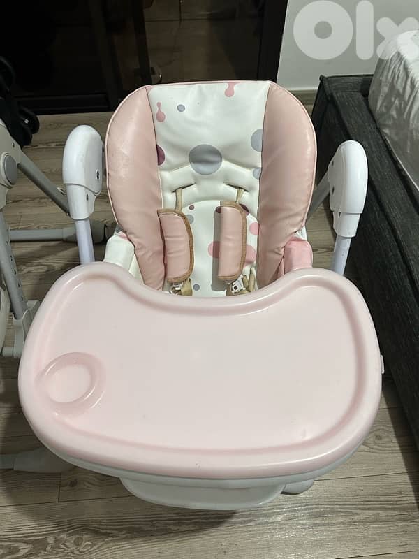 kinderkraft high chair for girl 1
