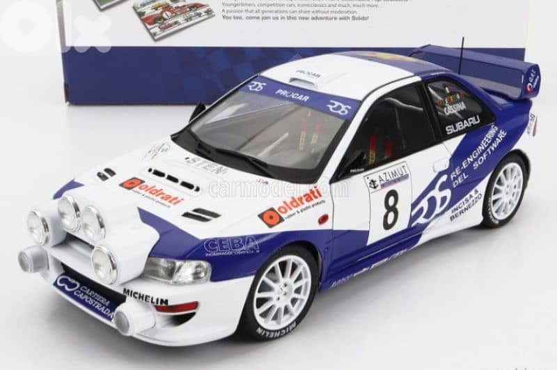 Subaru Impreza S5 WRC diecast car model 1;18 0