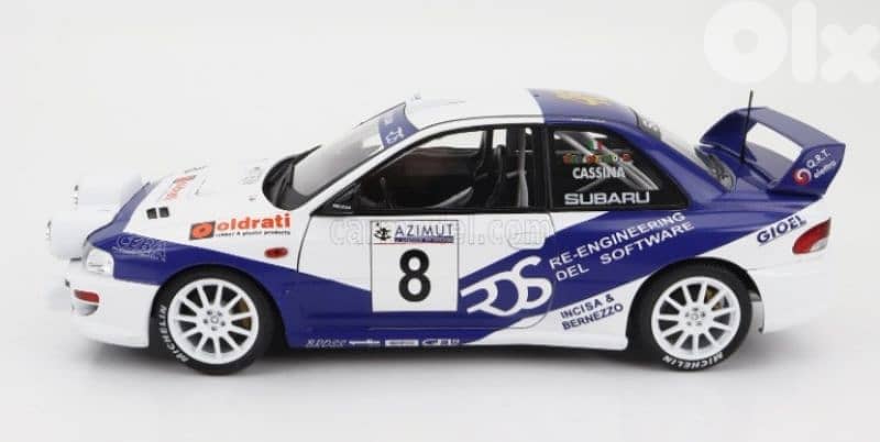 Subaru Impreza S5 WRC diecast car model 1;18 1