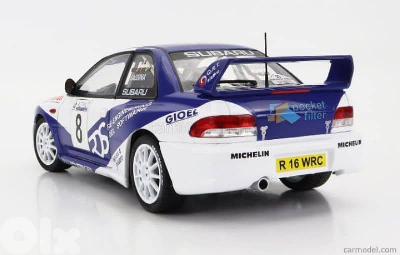 Subaru Impreza S5 WRC diecast car model 1;18 2