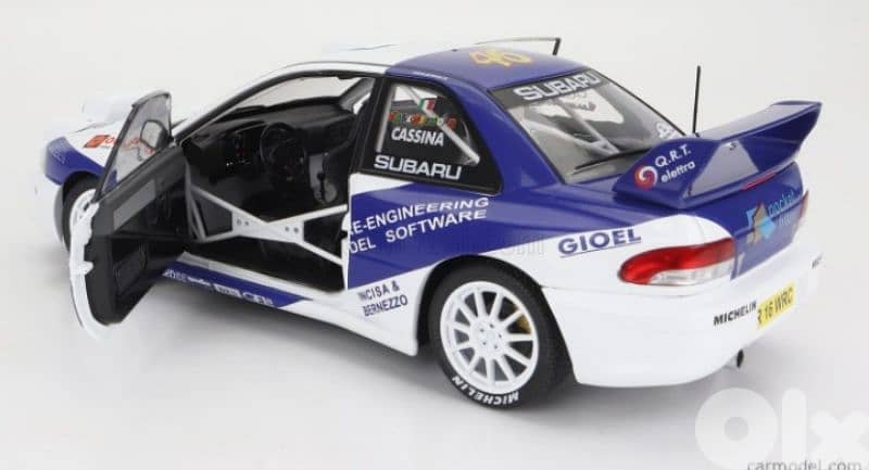 Subaru Impreza S5 WRC diecast car model 1;18 6