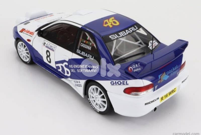 Subaru Impreza S5 WRC diecast car model 1;18 7