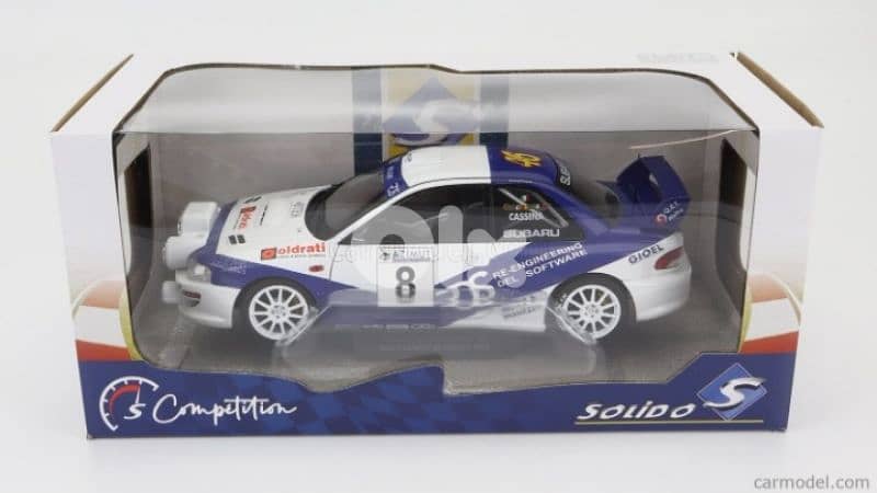 Subaru Impreza S5 WRC diecast car model 1;18 8