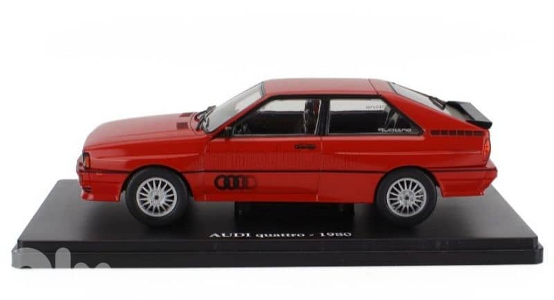 Audi Quattro 1980 diecast car model 1;24 1