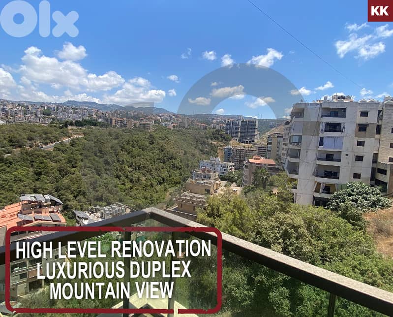 Luxurious Duplex - High Level Renovation -dawhet aramoun  REF#KK123231 0