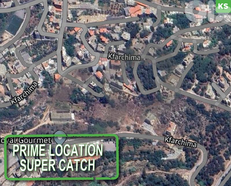 LAND In Kfarchima—5700 sqm situated near the main road  REF#KS102287 0